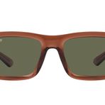 Ray-Ban RB4396 Warren Dikdörtgen Şeffaf Kahverengi Koyu Yeşil Polarize 54 mm Erkek Güneş Gözlüğü