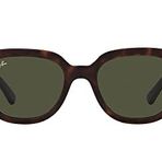 Ray-Ban RB4398 Erik Kare Güneş Gözlüğü, Havana/Yeşil, 51 mm