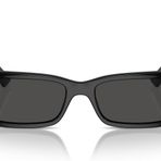 Ray-Ban Rb4425 Teru Dikdörtgen Güneş Gözlüğü, Siyah/Koyu Gri, 54 mm