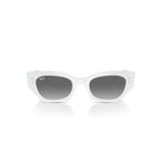 Ray-Ban RB4430 Oval Beyaz Unisex Güneş Gözlüğü