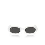 Ray-Ban RB4441D Dikdörtgen Beyaz Unisex Güneş Gözlüğü