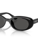 Ray-Ban Rb4441d Oval Güneş Gözlüğü, Siyah/Koyu Gri, 53 mm