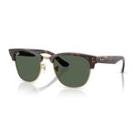 Ray-Ban RBR 0504s 1359VR 51 Clubmaster Reverse Oval Kırçıllı Kahverengi Kombine Unisex Güneş Gözlüğü