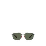 Ray-Ban Scuderia Ferrari Collection RB3715M Köşeli Metal Unisex Güneş Gözlüğü