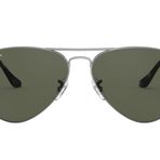 Ray-Ban Üniseks Güneş Gözlüğü, Altın/Kristal Kahverengi-Pembe Gümüş Ayna, Tek Beden Gri 58 mm