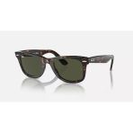 Ray-Ban Unisex Güneş Gözlüğü - Kare Havana Kemik Çerçeve Yeşil Cam G-15 %100 Uv Koruma 0Rb2140