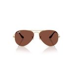 Ray-Ban Unisex RB3025 Klasik, Altın/Kırmızı, 58 mm