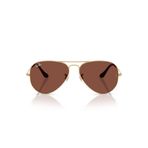 Ray-Ban Unisex RB3025 Klasik, Altın/Kırmızı, 62 mm