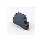 Ray Tip Siyah Plastik Kutu 24 X 59 X 88mm Elektronik Devre Proje Prototip Sigorta Röle Otomasyon DVM.101.189