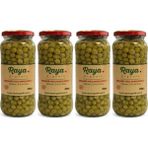 Raya Organik Organik Haşlanmış Bezelye (400 gr * 4) 4 Lü Set - 1,6 kg