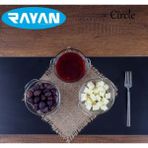 Rayan Circle Tekli Yuvarlak Cam Kahvaltilik