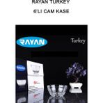 Rayan RT-RYL-HMR10758 Turkey 6'lı Cam Kase