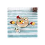 Rayan Sadaf - 6 Adet Mini Cam Sosluk Kahve Yanı Lokumluk Reçellik Sunumluk Dekoratif Tabak - 30 ML