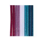 Rayher Yapıştırıcı Tabancası için 10 Parlak Parlak Çubuk 10 x 0,7 cm - Mavi-Mor