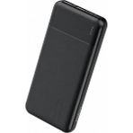 Raylax 10000MAH Slim Powerbank 2.4A Normal Çift Çıkışlı Hızlı Şarj Özellikli Siyah Renkli