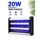 RAYLAX Elektrikli 10+10W Sivrisinek Yok Edici LED Sinek Öldürücü Gece Lambası Haşere Kovucu haşere Tuzağı Işıklı Cihaz
