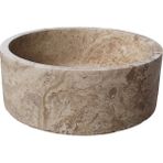 Raymer Doğaltaş Mermer Lavabo - Kahverengi