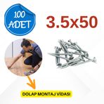 Raymobaks 3.5x50 100 Adet Sunta Vidası