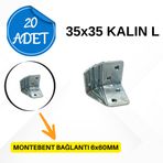 Raymobaks 35x35 Mobilya Köşe L Demiri