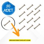 Raymobaks 40 mm 50 Adet Mini Montebent Bağlantı