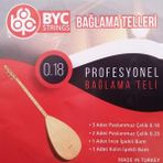Raymond Joes BYC18 Kısa Sap Bağlama Teli Takım Profesyonel 0.18 Kısa Sap Saz Teli