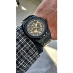 Raymond RAYMOND OTOMATİK ERKEK KOL SAATİ - SAFİR CAM VE PASLANMAZ ÇELİK - 2 YIL GARANTİ RYM-1012