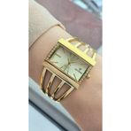Raymond RYM-1142 QUARTZ KABURGA MODELİ KADIN KOL SAATİ - 2 YIL GARANTİ GOLD