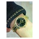 Raymond RYM-213058L QUARTZ 28mm KADIN KOL SAATİ - 2 YIL GARANTİ GOLD-SİYAH