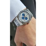 Raymond RYM-280268-CR QUARTZ ERKEK KOL SAATİ - ÇELİK KASA VE SAFİR CAM - 2 YIL GARANTİ SS-BL-W