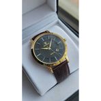 Raymond RYM-4735 QUARTZ KLASİK ERKEK KOL SAATİ - 2 YIL GARANTİ GOLD-SİYAH