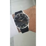 Raymond RYM-631494 QUARTZ KLASİK ERKEK KOL SAATİ- SLIM KASA - YENI SEZON GÜMÜŞ-SİYAH