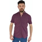 Raymons Erkek Dügmeli Polo Yaka Tişört R43700 BGL-ST02775 - Mürdüm
