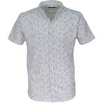 Raymons Erkek Önden Düğmeli Yakalı Tişört Baskılı R4350 BGL-ST03771 - Beyaz - 2XL