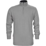 Raymons Erkek Spor Düz Fermuarlı Yaka Kazak R22949 BGL-ST03181 - Gri - XL