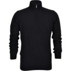 Raymons Erkek Spor Düz Fermuarlı Yaka Kazak R22949 BGL-ST03181 - Siyah