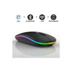 Raynox RX-M208 Kablosuz Bluetooth ve USB Mouse - Siyah - Adaçayı