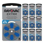 Rayovac Extra 675 Numara 10 Paket x 6 60 Adet İşitme Cihazı Pili