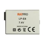 Raypro Canon Eos 550D 600D 650D 700D Için Lp-E8 Batarya Pil
