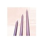 RAYTOYS OYUNCAK 10 PCS CHRISTMAS CANDLE METALLIC BRIGHT PİNK CANDLESTICK 10 ADET PEMBE ŞAMDAN MUMU YILBAŞI MUMLARI PEMBE