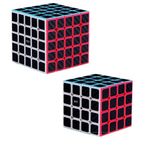 Raytoys Oyuncak 2 SET VIP PROFESSIONAL QY SPEED CUBE CORBON FİBER CUBE VIP 2Lİ SET 4X4 5X5 ZEKA KÜPÜ RUBİKS CUBE