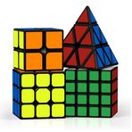 Raytoys Oyuncak 4 SET SPEED CUBE 4 LÜ SET PİRAMİT ZEKA KÜPÜ 2X2 ZEKA KÜPÜ 3X3 ZEKA KÜPÜ 4X4 ZEKA KÜPÜ RUBİKS CUBE