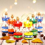 Raytoys Oyuncak ATLI KARINCA 6 ADET MİNİ AHŞAP ATLI KARINCA YILBAŞI HEDİYELİK EŞYA YILBAŞI SÜSLERİ