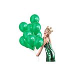 RAYTOYS OYUNCAK VIP 100 PCS SHINY METALLIC GREEN BALLOON VIP KALİTE PARLAK METALİK YEŞİL BALON HELYUM GAZI UYUMLUDUR YEŞİL