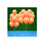 RAYTOYS OYUNCAK VIP 100 PCS SHINY METALLIC ORANGE BALLOON VIP KALİTE PARLAK METALİK TURUNCU BALON HELYUM GAZI UYUMLU TURUNCU