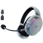 Razer Barracuda X Chroma Phantom White - Kablosuz Çoklu Platform Oyun Kulaklığı - 285G - Triforce 40Mm Sürücü - Çift Kablosuz Hyperspeed Ve Bluetooth - Chroma Rgb | Hayalet Beyaz Sürümü