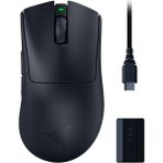 Razer Deathadder V3 Pro + Razer Hyperpolling Kablosuz Adaptör - Ultra Hafif Kablosuz Ergonomik Espor - Siyah