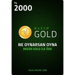 Razer Gold 2000 TL Dijital Oyun Kredisi ile Yüzlerce Oyun İçin Ödeme Yapın