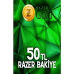 Razer Gold 50 TL Dijital Oyun Pinleri Türkiye Menşeli Hızlı Teslimat ve Kullanım Kolaylığı