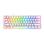 Razer Huntsman Mini (Kırmızı Anahtar) - Kompakt %60 Oyun Klavyesi (Doğrusal Optik Anahtarlar, Doubleshot Pbt Tuş Başlıkları, Çıkarılabilir Usb-C Kablosu) Qwerty Abd Düzeni | Cıva Beyazı