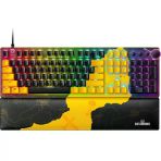 Razer Huntsman V2 (Red Switch) - Neredeyse Gecikmesiz Optik Oyun Klavyesi (Doğrusal Optik Anahtarlar, Çift Yönlü Pbt Tuş Başlıkları, Bilek Desteği) Qwerty Abd Düzeni | Pubg Ed.
